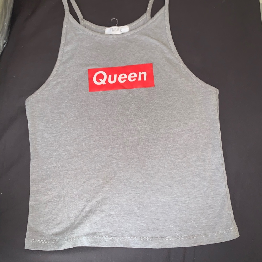Grey tank top